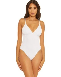 BECCA Moon Ridge Rib Abigail One-Piece | Swimwear
