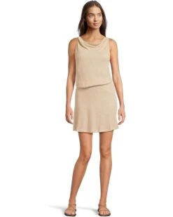 BECCA Gilded Cowl Neck Dress | Swimwear