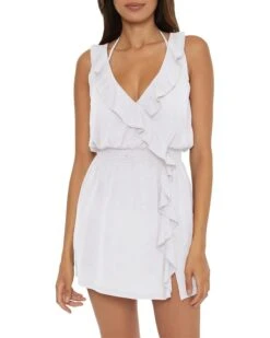 BECCA Breezy Basics Cascade Ruffle Dress | Swimwear -Bed Stuson Shop 61QHzTVLEoL. AC SR736920