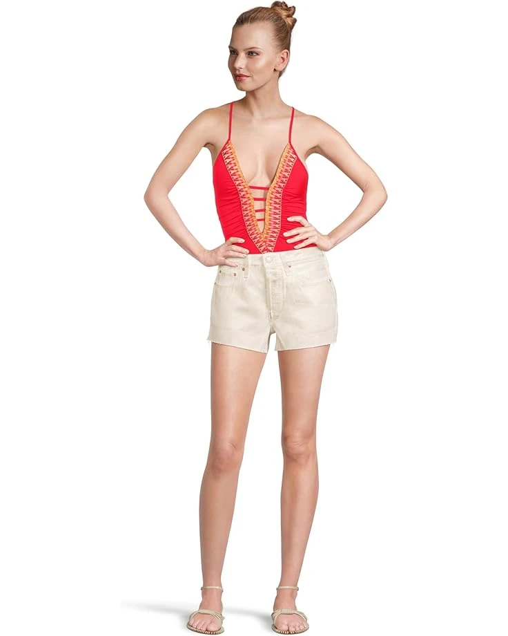 BECCA Fiesta Clare Plunge One Piece | Swimwear 7 BECCA Fiesta Clare Plunge One Piece | Swimwear - Image 5