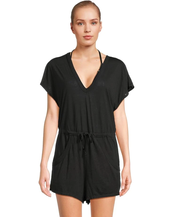 BECCA Beach Date V Neck Romper Cover-Up | Swimwear 7 BECCA Beach Date V Neck Romper Cover-Up | Swimwear - Image 5
