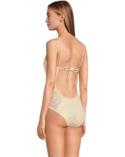 BECCA Polished Crochet Plunge One Piece | Swimwear -Bed Stuson Shop 61rZHvKNgHL. AC SR736920