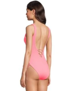 BECCA Modern Edge Rib Sophie Lace Up One Piece | Swimwear 10 BECCA Modern Edge Rib Sophie Lace Up One Piece | Swimwear -Bed Stuson Shop 61uN2spkauL. AC SR736920