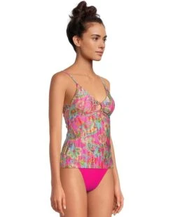 BECCA Polynesia Tatum Textured Multi Way Tankini Top | Swimwear -Bed Stuson Shop 711R LDUMOL. AC SR736920