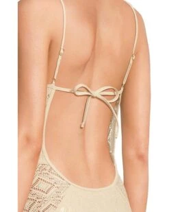 BECCA Polished Crochet Plunge One Piece | Swimwear -Bed Stuson Shop 719lU4qDOVL. AC SR736920