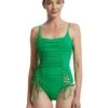 BECCA Color Code Paula Rouched Square Neck One Piece | Swimwear -Bed Stuson Shop 71EyoDqaugL. AC SR736920