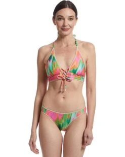 BECCA Mirage Mira Corset Halter Top | Swimwear