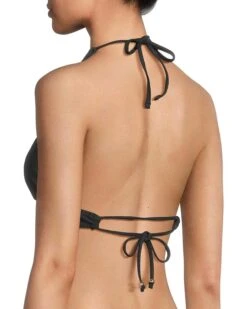 BECCA Modern Edge Rib Mira Buckle Halter Top | Swimwear -Bed Stuson Shop 71LcptvNbGL. AC SR736920