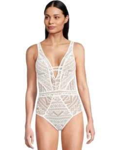 BECCA Color Play Crochet Plunge One Piece | Swimwear -Bed Stuson Shop 71Xrwg9oELL. AC SR736920
