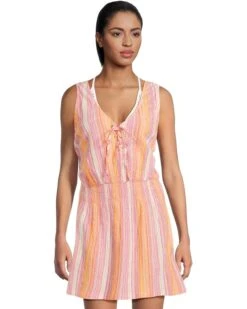 BECCA Bella Plunge Dress Cover-Up | Swimwear