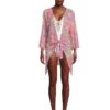 BECCA Polynesia Sheer Stretch Mesh Tie Front Cover-Up | Swimwear -Bed Stuson Shop 71fQ6q4z4PL. AC SR736920