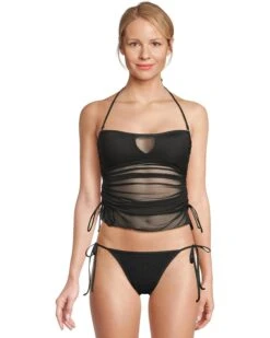 BECCA Muse Hadlee Bandeau Mesh Overlay Tankini Top | Swimwear 11 BECCA Muse Hadlee Bandeau Mesh Overlay Tankini Top | Swimwear -Bed Stuson Shop 71gkc3IvY4L. AC SR736920