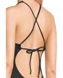 BECCA Modern Edge Rib Ariyah Buckle One Piece | Swimwear -Bed Stuson Shop 71kmq36DlBL. AC SR736920