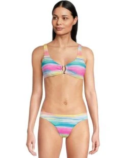 BECCA Verano Stephanie Buckle Scoop Neck Bralette | Swimwear