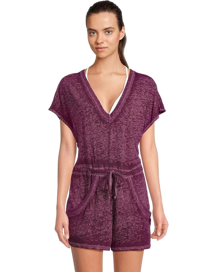 BECCA Beach Date V Neck Romper Cover-Up | Swimwear 3 BECCA Beach Date V Neck Romper Cover-Up | Swimwear