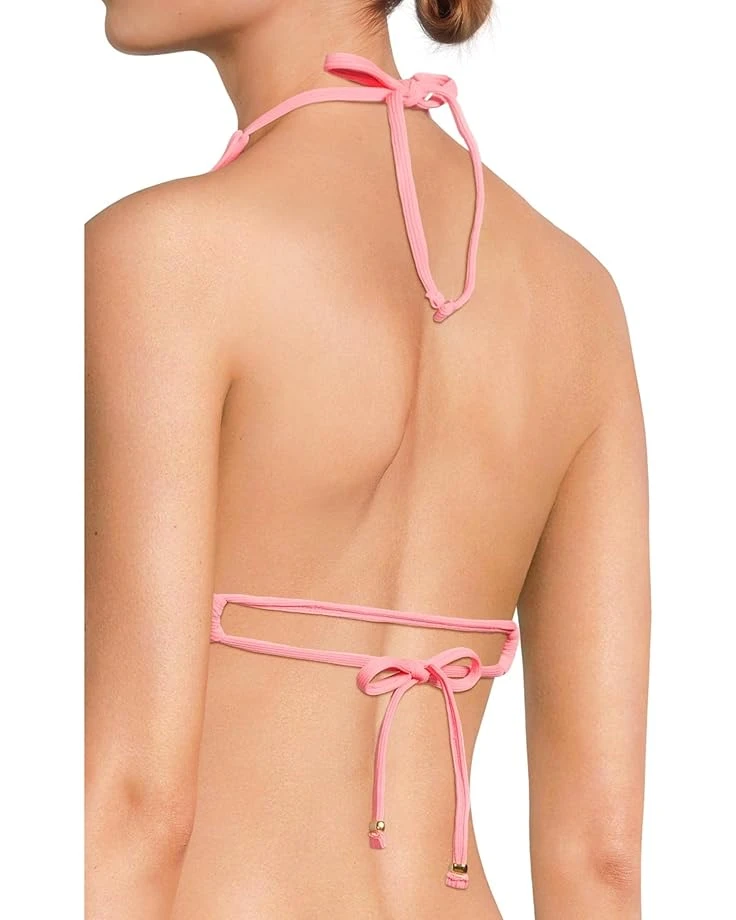 BECCA Modern Edge Rib Mira U Buckle Halter Top | Swimwear 6 BECCA Modern Edge Rib Mira U Buckle Halter Top | Swimwear - Image 4