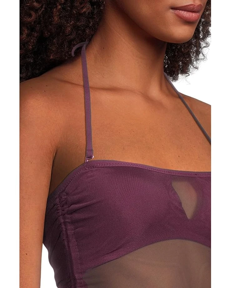 BECCA Muse Hadlee Bandeau Mesh Overlay Tankini Top | Swimwear 5 BECCA Muse Hadlee Bandeau Mesh Overlay Tankini Top | Swimwear - Image 3